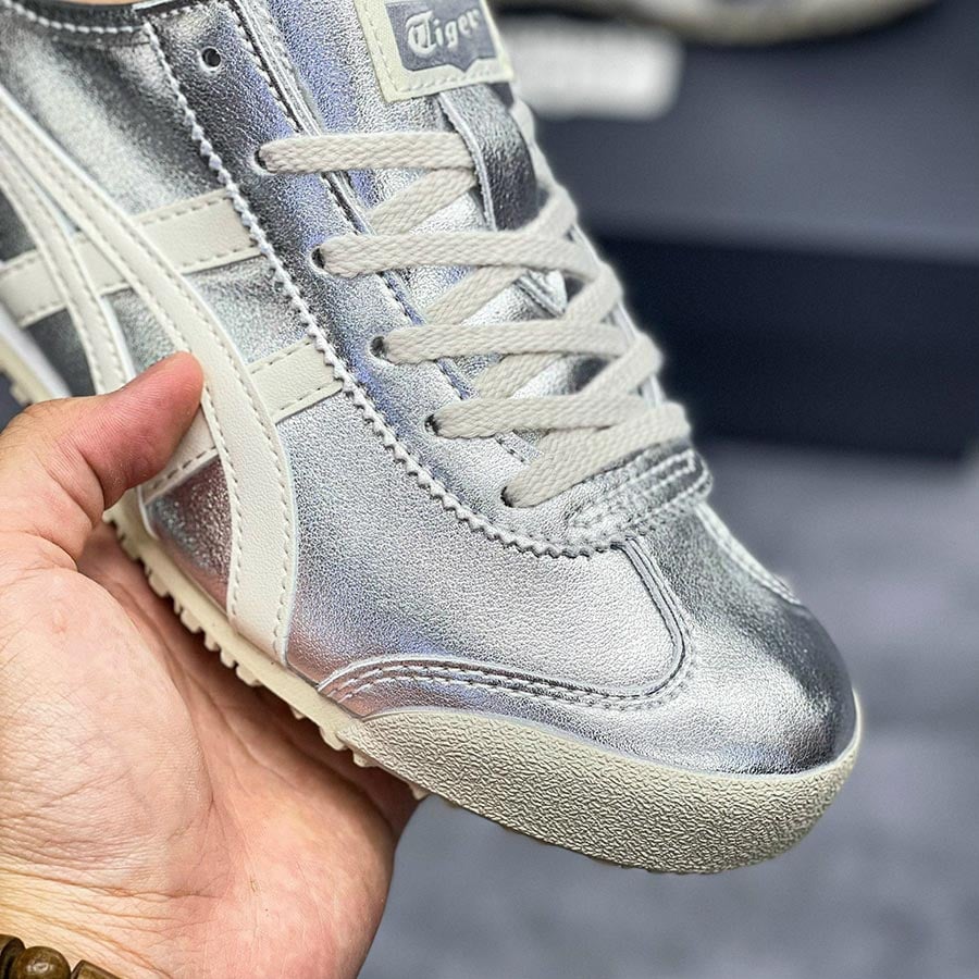 Onitsuka Tiger Mexico 66 Silver Off White rep 11 like auth siêu cấp