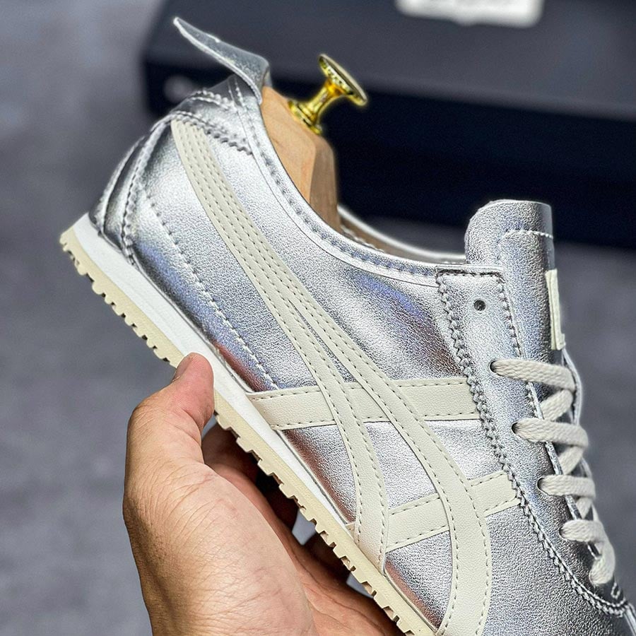 Onitsuka Tiger Mexico 66 Silver Off White rep 11 like auth siêu cấp