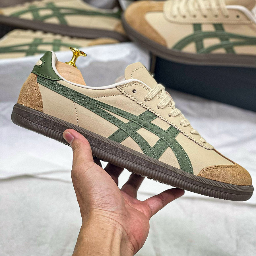 Onitsuka Tiger Tokuten Beige Green rep 11 siêu cấp like auth