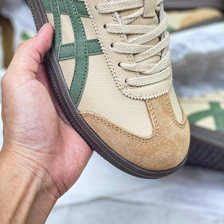 Onitsuka Tiger Tokuten Beige Green rep 11 siêu cấp like auth