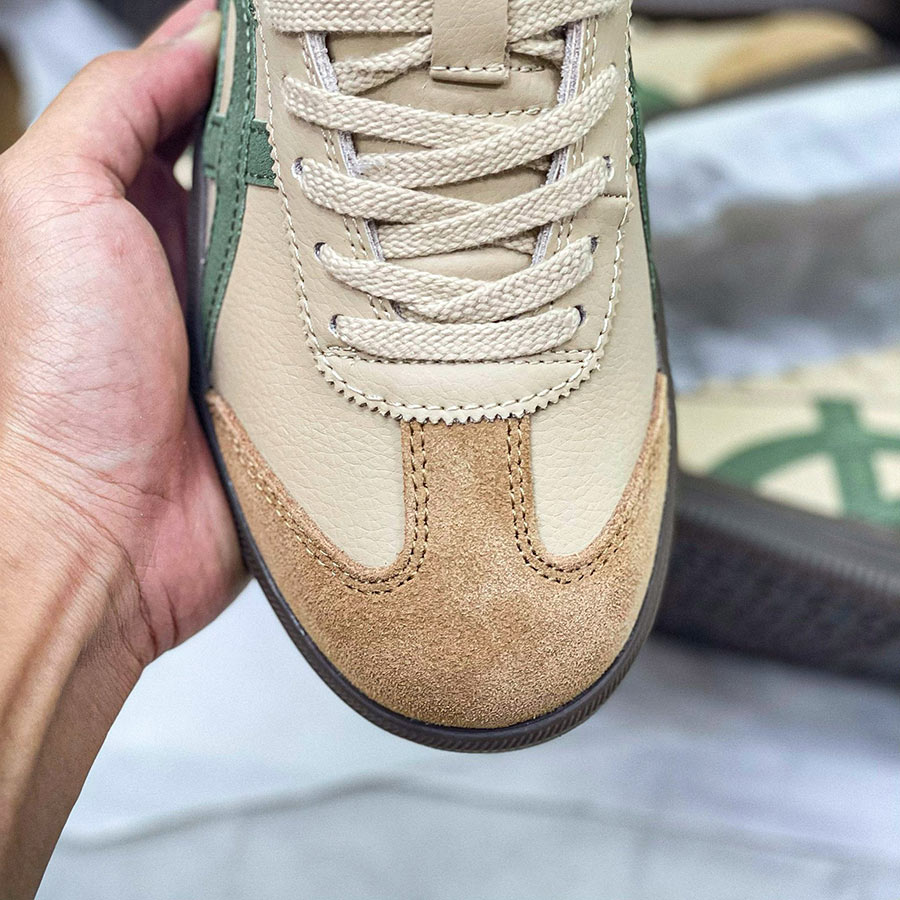Onitsuka Tiger Tokuten Beige Green rep 11 siêu cấp like auth