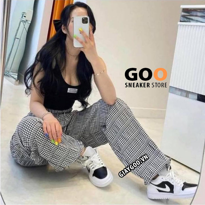 phối đồ jordan 1 low panda outfit 2