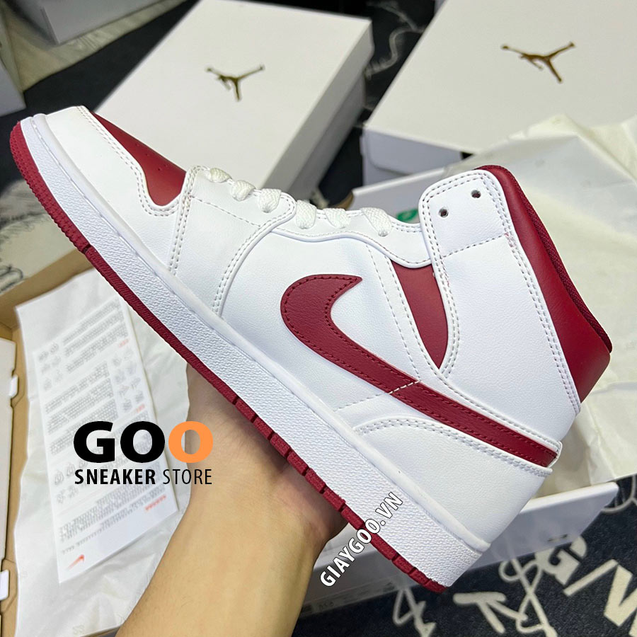 Jordan 1 Mid Reverse Chicago siêu cấp, rep 11, like auth, best quality