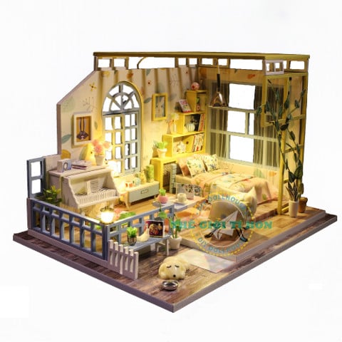 Hướng dẫn lắp ráp mô hình nhà gỗ dollhouse Mật Ngọt Thời Gian - Mã SP: M2001