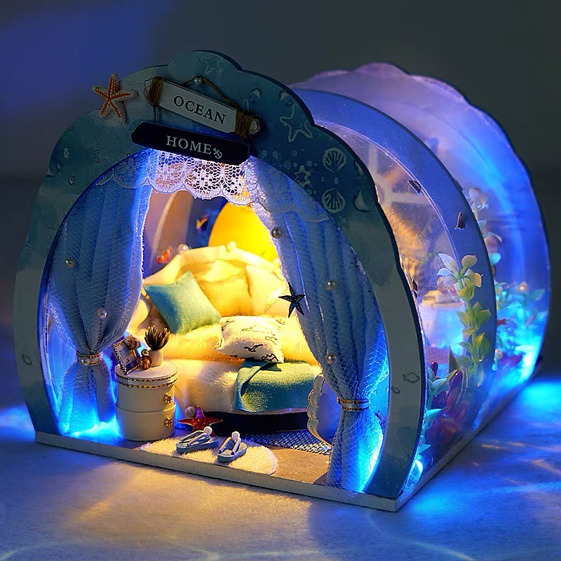 Hướng dẫn lắp ráp mô hình gỗ búp bê - Under The Sea - Mã Sản Phẩm: TW38