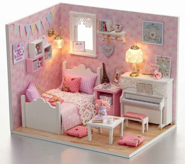 Mô hình phòng ngủ cho bé gái