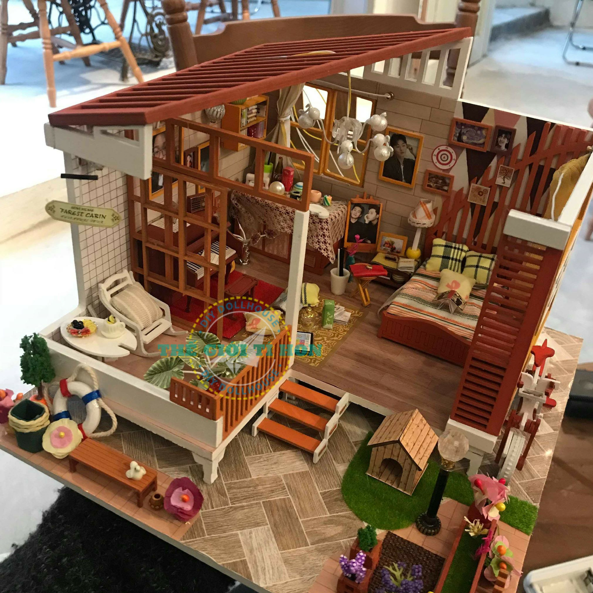 Mô hình nhà gỗ DIY Kute room cho bé  Bán buôn siêu rẻ