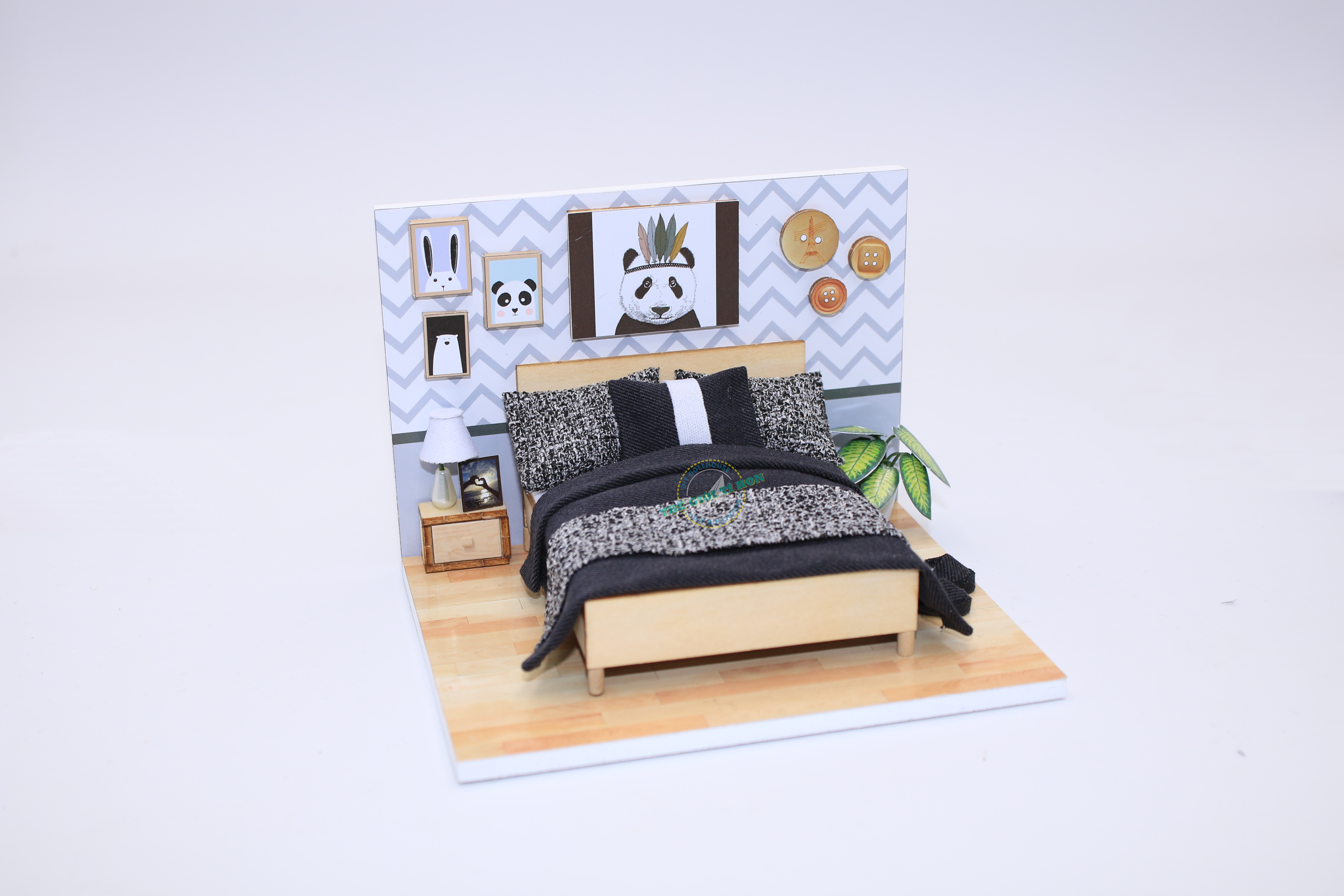 mô hình handmade phòng ngủ tí hon PR01 (3)