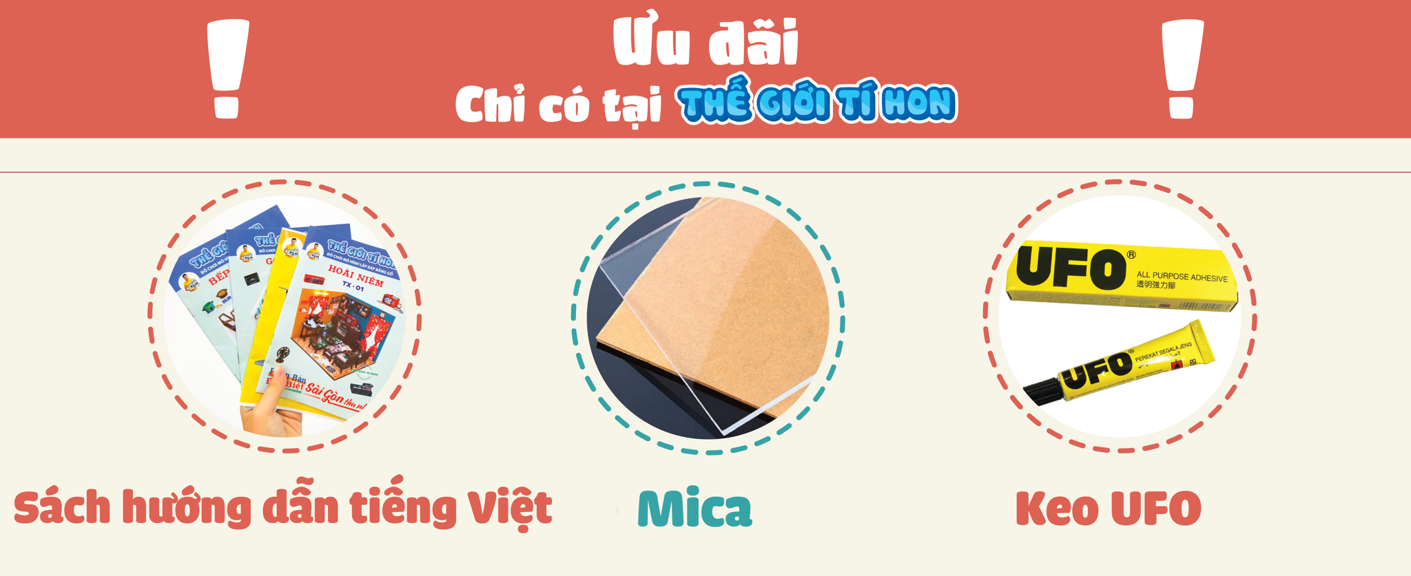 ☘ ĐƯỢC TẶNG KÈM:  ****MICA CHE BỤI CAO CẤP (TRỊ GIÁ 70K): Mica được nhập từ Đài Loan với chất lượng cao, dày, không ố vàng khi sử dụng bảo quản lâu dài, được cắt khớp chính xác, bạn không cần phải dùng keo dán làm ố lớp mica!  ****KEO DÁN GỖ CHUYÊN DỤNG UFO 7ML (TRỊ GIÁ 15K): Keo UFO là loại keo dán gỗ tốt nhất, độ bám dính cao, thích hợp để dán tất cả các chi tiết có trong mô hình. Bên cạnh đó, với thời gian keo khô không quá nhanh, giúp bạn có thể kịp thời sửa chữa các chi tiết nếu lắp sai!   ☘ Sách hướng dẫn chụp hình cụ thể từng bước cách lắp ráp, lấy thang điểm 10 đánh giá độ khó thì mẫu này ở cấp độ 5/10 cực kỳ thích hợp cho cả người mới bắt đầu!  ☘ Hỗ trợ in hình chibi miễn phí, giúp bạn bước chân vào thế giới tuổi thơ cùng với chú mèo máy Doraemon và anh chàng Nobita hậu đậu  !!QUÀ TẶNG KÈM CÓ HẠN!!   ‼️ MUA NGAY BÂY GIỜ VÌ SỐ LƯỢNG SX KO NHIỀU ĐỂ ĐẢM BẢO CHẤT LƯỢNG SP