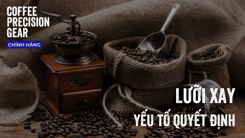 So sánh lưỡi dao máy xay và cối xay cà phê