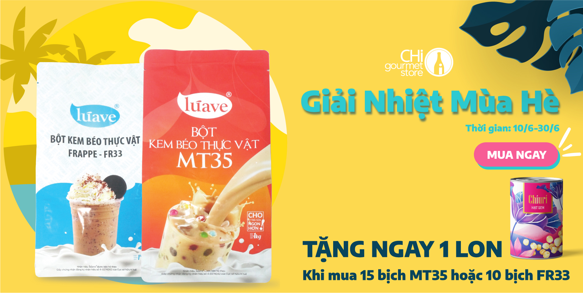 Đón hè mát rượi với khuyến mãi giải nhiệt