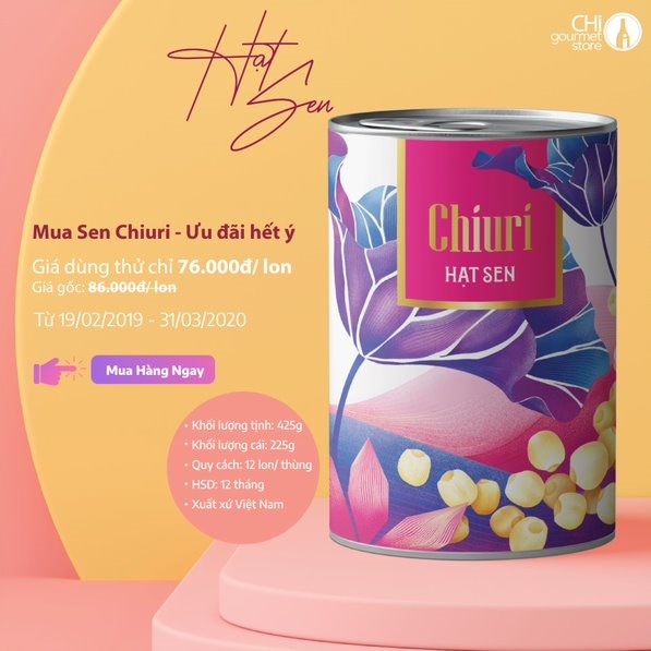 Mua Sen Chiuri – Ưu đãi như ý