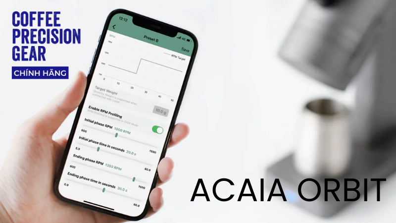 ACAIA ORBIT - MÁY XAY TÍCH HỢP CÂN