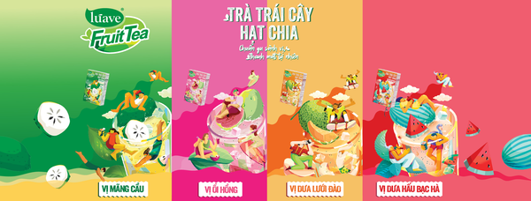 TRÀ TRÁI CÂY HẠT CHIA LÚAVE