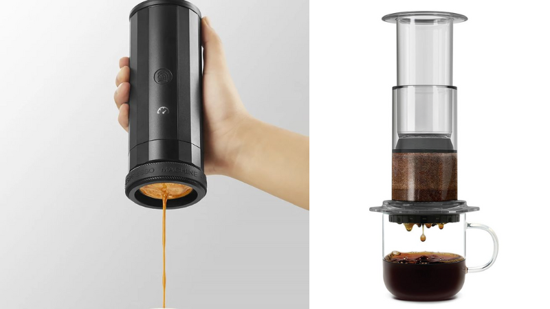 máy pha cà phê gọn nhẹ