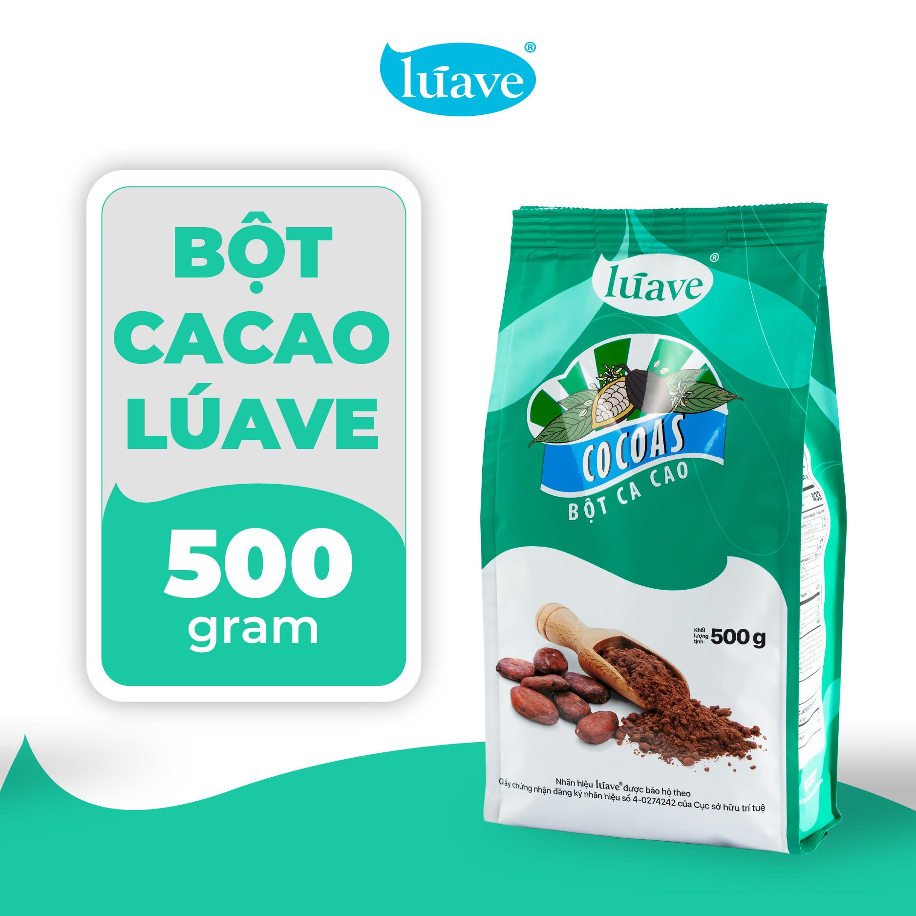 Bột cacao lúave 500g