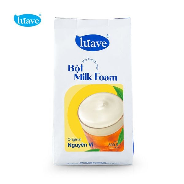 Bột milk foam nguyên vị Lúave
