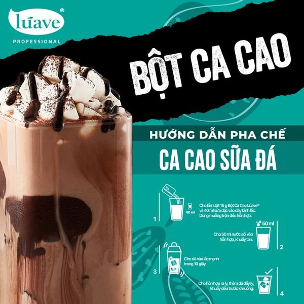 bột cacao lúave