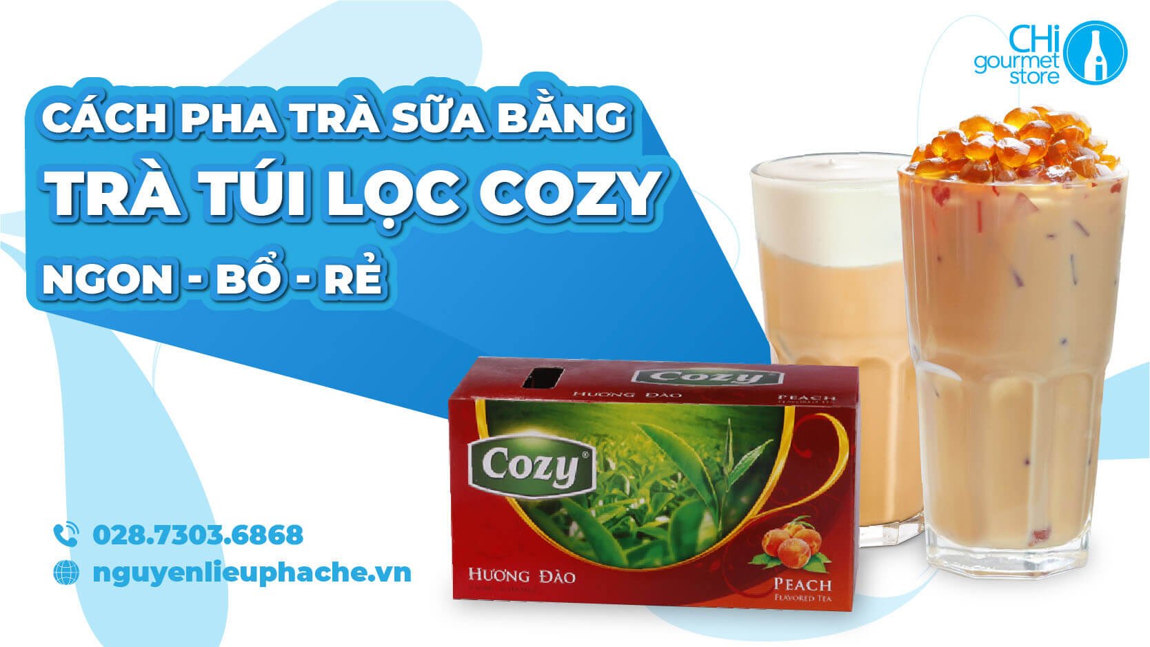 3. Cách làm trà tắc bằng trà Cozy