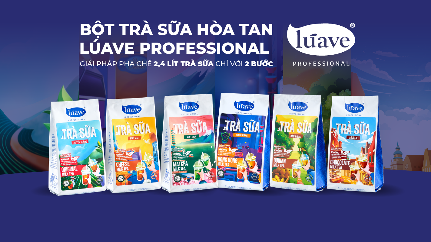 GIẢI PHÁP PHA CHẾ 2,4 LÍT TRÀ SỮA CHỈ VỚI 2 BƯỚC