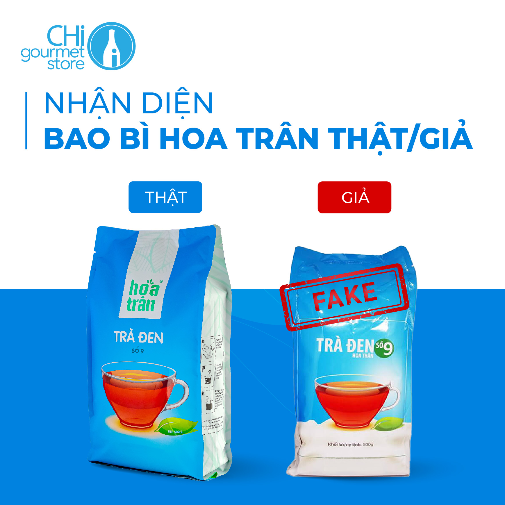 NHẬN DIỆN BAO BÌ HOA TRÂN THẬT/GIẢ