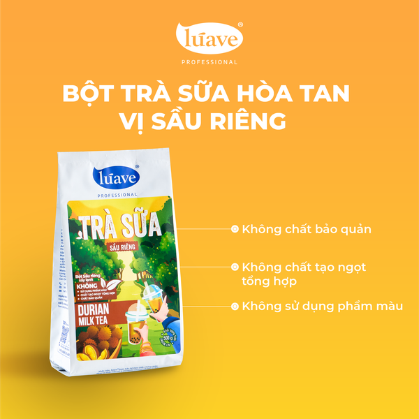 BỘT TRÀ SỮA HÒA TAN LÚAVE PROFESSIONAL VỊ SẦU RIÊNG