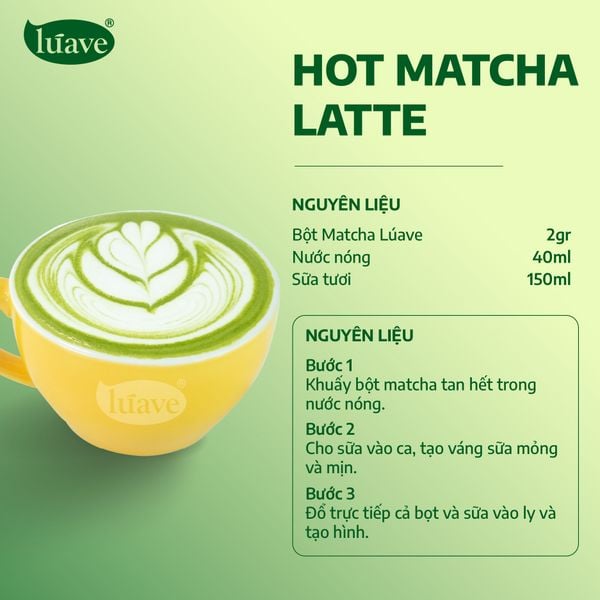 Hot Matcha Latte