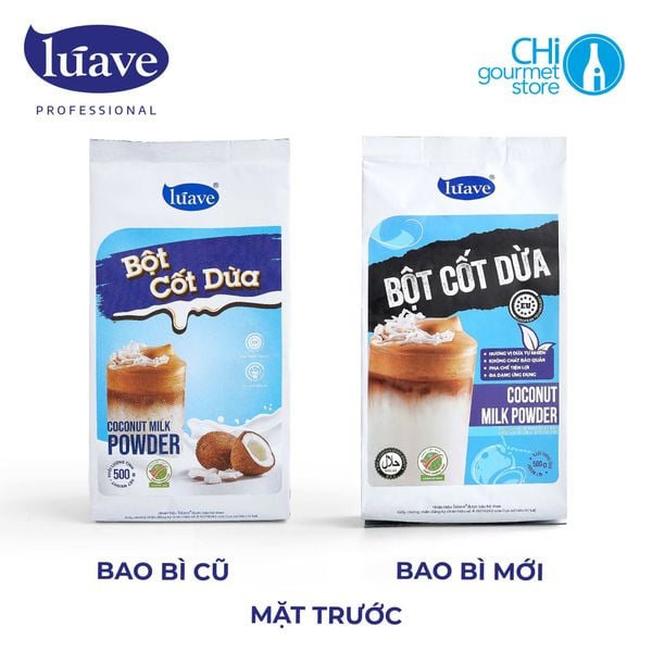 Thông báo thay đổi bao bì bột cốt dừa