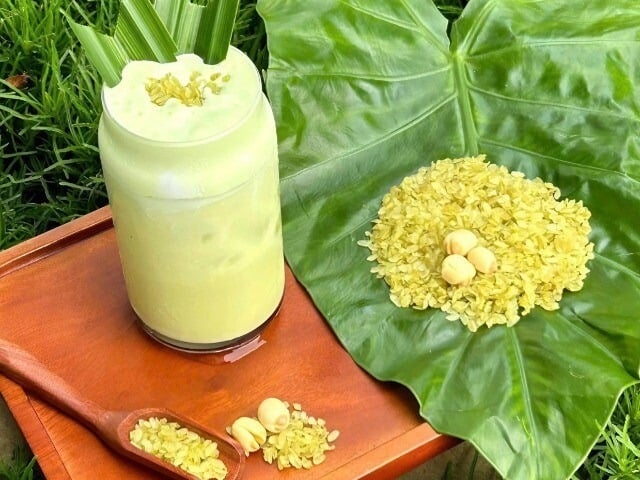 trà sữa cốm dẻo