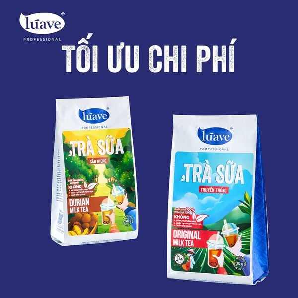 trà sữa hòa tan luave tối ưu chi phí