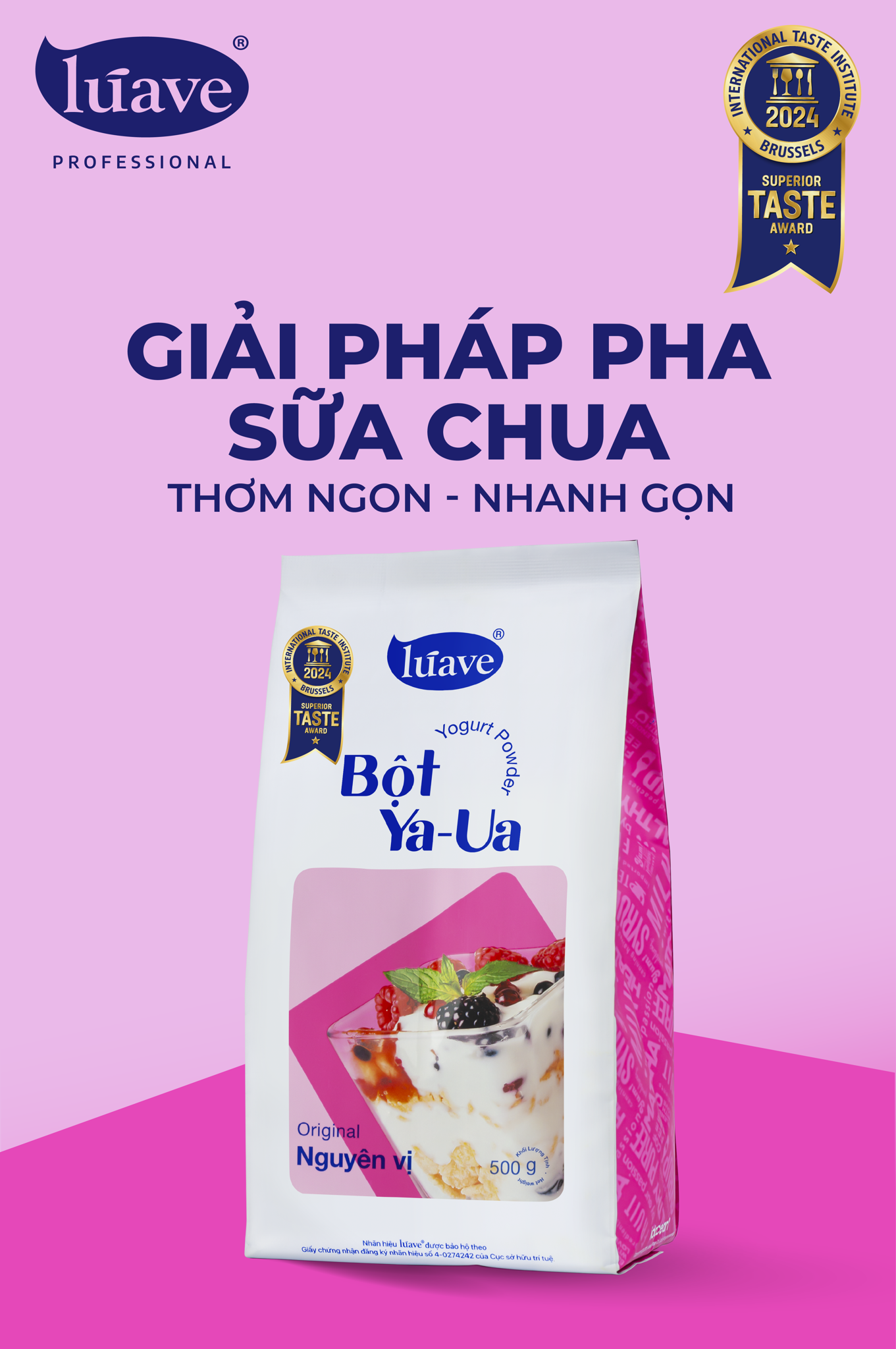 BỘT YOGURT LÚAVE PROFESSIONAL