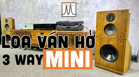 Thiết kế phân tần loa ván hở 3 way mini gồm Visaton WS 25 E, Diatone P610DA và Aurum Cantus G2i
