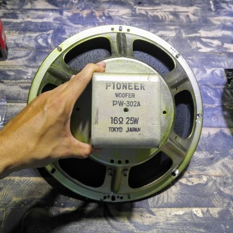 Thiết kế bộ ván hở 3 đường tiếng sử dụng driver 30cm Pioneer PW-302A