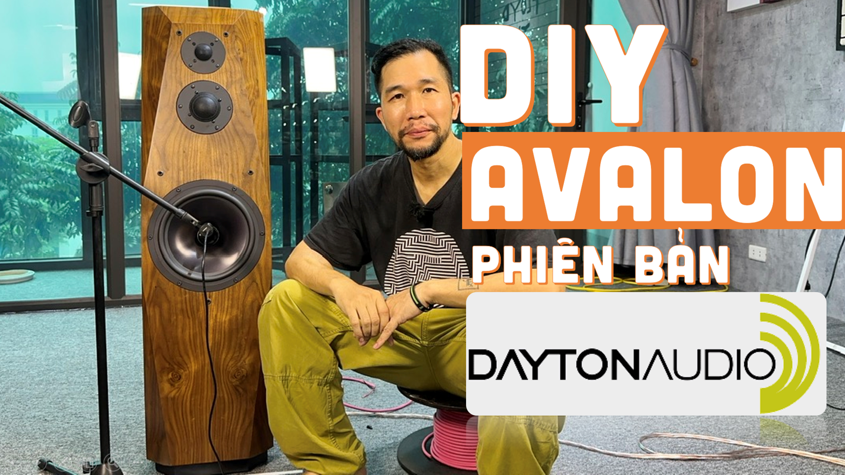 DIY loa Avalon phiên bản ngon bổ rẻ đẹp, sử dụng củ loa của Dayton Audio
