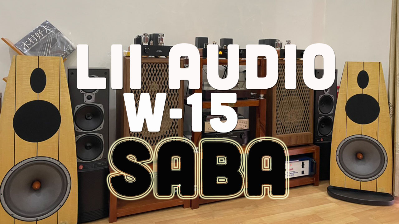 Thiết kế phân tần loa ván hở 2 way Lii Audio W-15 và loa Saba 25cm