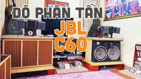 Độ lại phân tần cho JBL C60 bổ sung siêu treble ribbon đầu bảng Aurum Cantus G1