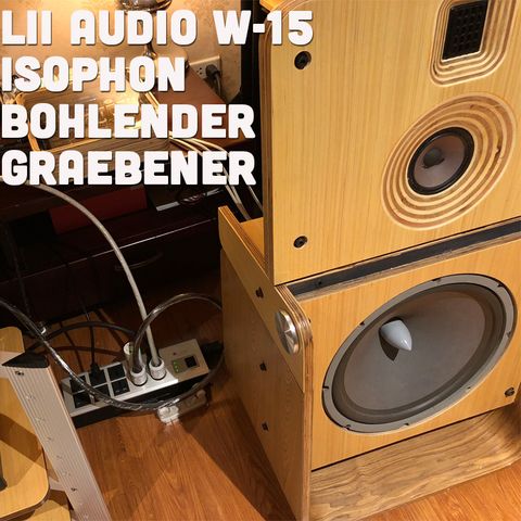 Thiết kế phân tần loa ván hở 3 way sử dụng bass 40 Lii Audio W-15, Isophon PSM 120 ALU và tép planar Bohlender Graebener neo3 pdr