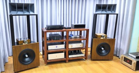Dựng bộ loa ván hở cao cấp Acoustic Elegance Dipole 15A kết hợp kèn Altec 802-8D và siêu treble Fostex T925A