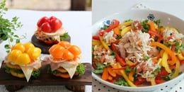 Đổi khẩu vị gia đình với 3 món ăn từ ớt chuông đa sắc vừa đẹp mắt vừa thơm ngon