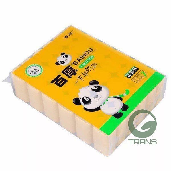 Bịch 30 cuộn giấy ăn gấu trúc siêu dai Thông tin sản phẩm – Chất liệu bột trúc – Quy cách 30 gói bịch – Đóng gói 30 gói 2,9kg – Kích thước 58x45cm.
