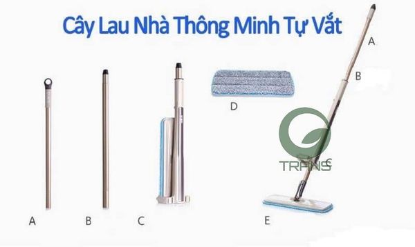 cây chổi lau nhà tự vắt