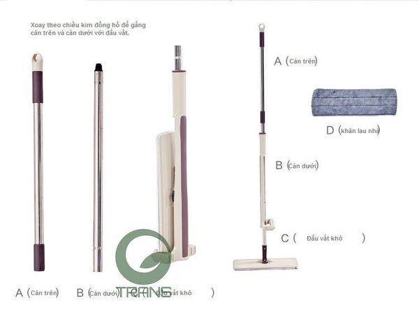 cây chổi lau nhà tự vắt