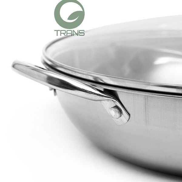Chảo nồi lẩu inox 2 ngăn 32cm cao cấp