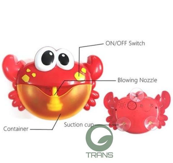 Cua thổi bong bóng tắm bubble crab