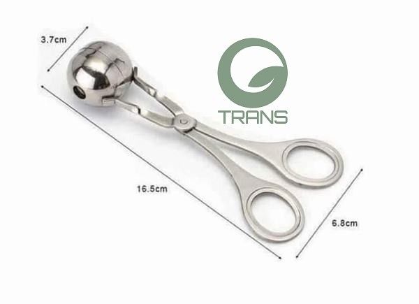 Dụng cụ kẹp thịt viên chả viên inox,dụng cụ làm thịt viên ,Dụng cụ kẹp thịt viên chả viên inox Meatball,Bộ dụng cụ làm thịt cá viên tiện lợi,Kẹp nặn thịt viên,