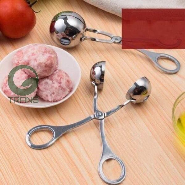 Dụng cụ kẹp thịt viên chả viên inox,dụng cụ làm thịt viên ,Dụng cụ kẹp thịt viên chả viên inox Meatball,Bộ dụng cụ làm thịt cá viên tiện lợi,Kẹp nặn thịt viên,