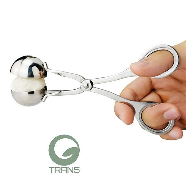 Dụng cụ kẹp thịt viên chả viên inox,dụng cụ làm thịt viên ,Dụng cụ kẹp thịt viên chả viên inox Meatball,Bộ dụng cụ làm thịt cá viên tiện lợi,Kẹp nặn thịt viên,