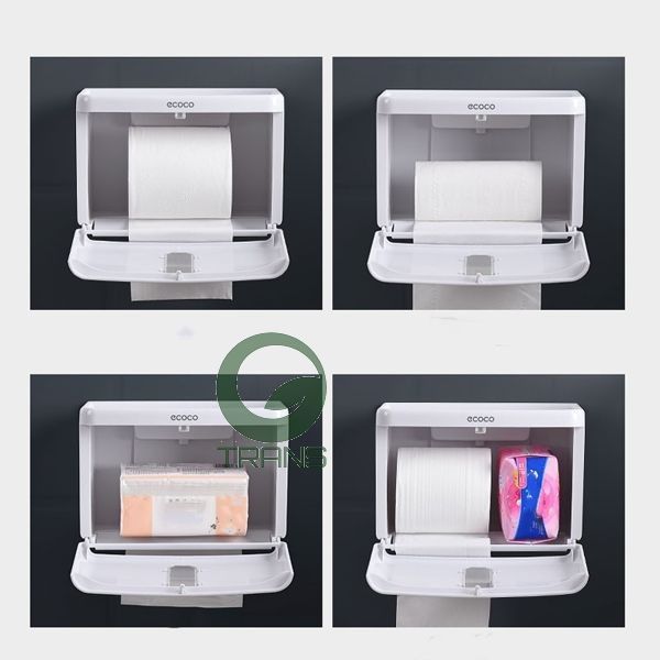 hộp đựng giấy vệ sinh ecoco, hộp đựng giấy vệ sinh ecoco gd099, hộp đựng giấy vệ sinh đa năng ecoco, hộp đựng giấy vệ sinh gắn tường, hộp đựng giấy vệ sinh tphcm, hộp đựng giấy vệ sinh inox 304