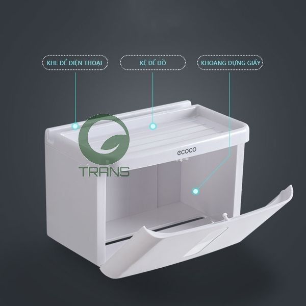 hộp đựng giấy vệ sinh ecoco, hộp đựng giấy vệ sinh ecoco gd099, hộp đựng giấy vệ sinh đa năng ecoco, hộp đựng giấy vệ sinh gắn tường, hộp đựng giấy vệ sinh tphcm, hộp đựng giấy vệ sinh inox 304