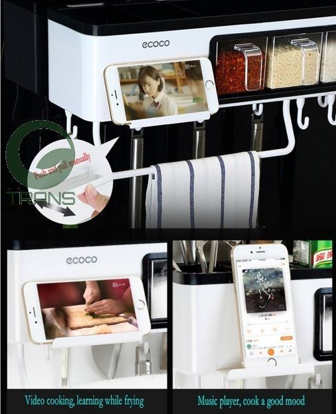Giá kệ treo đồ bếp Ecoco cao cấp